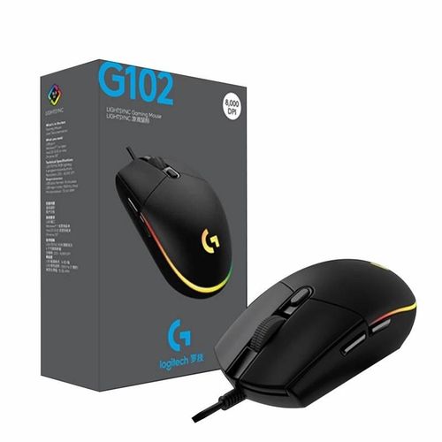Logitech Souris Filaire Pour Gamer G102 RGB à 6