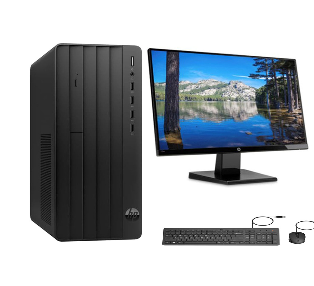 HP 290 G9 Core i3 12e Génération 8Go RAM 512Go SSD moniteur 22 pouces- neuf